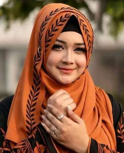 Embroidery Stylish Hijab