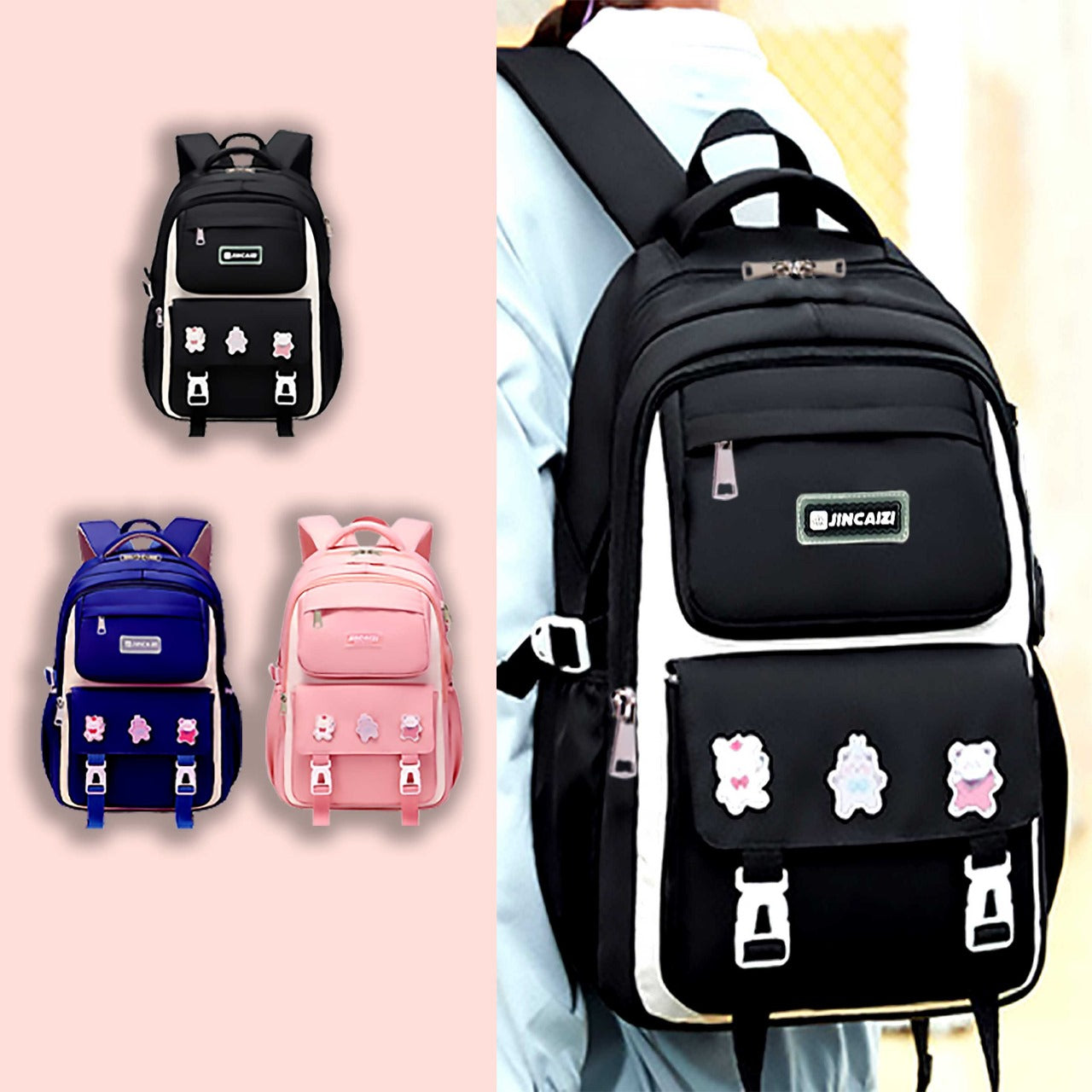 Kids Backpack Children School Bags Waterproof Primary Schoolbag Book Bag