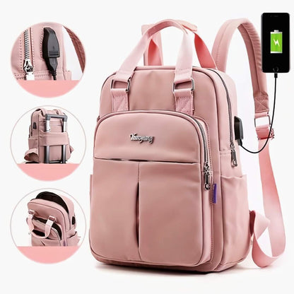 🎒 New Leisure Nylon Ladies China Backpack 👜