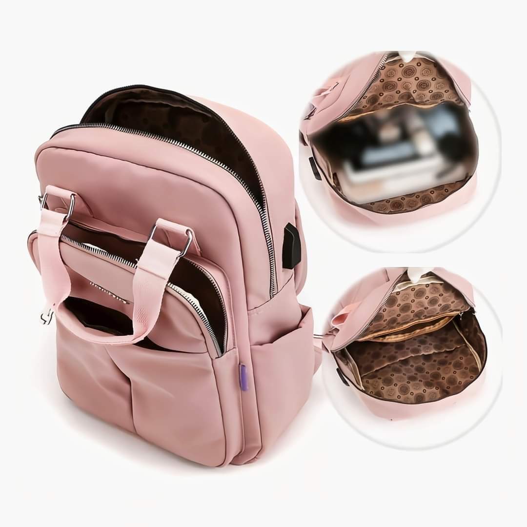 🎒 New Leisure Nylon Ladies China Backpack 👜